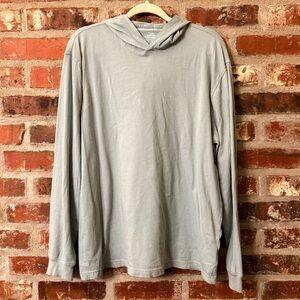 T17 - J. Crew Men's Sage Hooded T Shirt